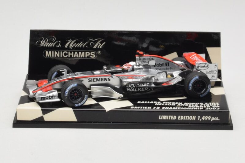 Dallara F303 N. Piquet British F3 Championship 2003 Minichamps 1:43 400030333 Druckguss