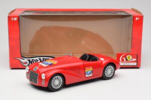 Ferrari 166 MM Barchetta Rot Hot Wheels 1:18 B6054 Druckguss — Bild 8 von 8