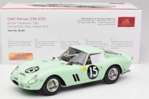 Ferrari 250 GTO #15 S. Moss / G. Hill Goodwood 1962 CMC 1:18 M-247 Druckguss — Bild 6 von 6