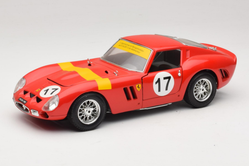 Ferrari 250 GTO #17 Bburago Sammlerborse Rot Bburago 1:18 3007-P1 Druckguss