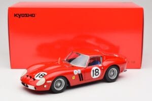 Ferrari 250 GTO #18 P. Rodriguez Daytona Continental 3 Hours Winner 1963 Kyosho 1:18 08438F Druckguss — Bild 8 von 8