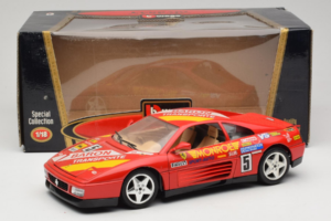 Ferrari 348 TB #5 Monroe Rot 1989 Bburago 1:18 3039-M1 Druckguss — Bild 8 von 8