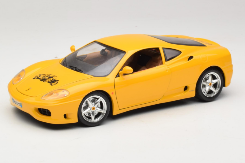 Ferrari 360 Modena 25 Jahre FMC Gelb Bburago 1:18 3358-Y1 Druckguss