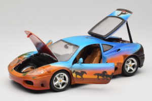 Ferrari 360 Modena Bracio Gotz Running Horses Livery Bburago 1:18 3358-B1 Druckguss — Bild 2 von 8