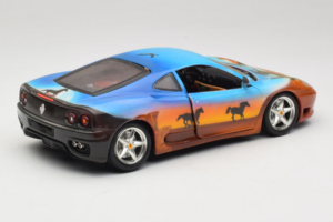 Ferrari 360 Modena Bracio Gotz Running Horses Livery Bburago 1:18 3358-B1 Druckguss — Bild 3 von 8