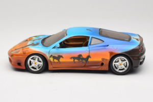 Ferrari 360 Modena Bracio Gotz Running Horses Livery Bburago 1:18 3358-B1 Druckguss — Bild 4 von 8