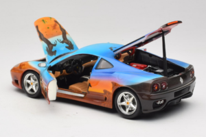 Ferrari 360 Modena Bracio Gotz Running Horses Livery Bburago 1:18 3358-B1 Druckguss — Bild 5 von 8