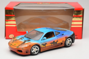 Ferrari 360 Modena Bracio Gotz Running Horses Livery Bburago 1:18 3358-B1 Druckguss — Bild 8 von 8