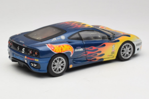 Ferrari 360 Modena Challenge #5 Hot Wheels Purple Fire Livery 1999 Bburago 1:18 29619 Druckguss — Bild 3 von 8