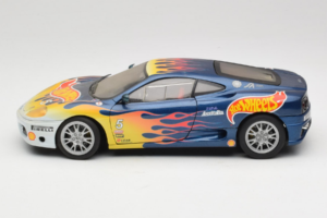 Ferrari 360 Modena Challenge #5 Hot Wheels Purple Fire Livery 1999 Bburago 1:18 29619 Druckguss — Bild 4 von 8