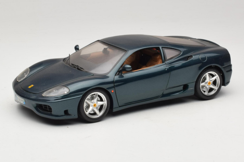 Ferrari 360 Modena Dunkelgrün Metallic Bburago 1:18 3358-G2 Druckguss