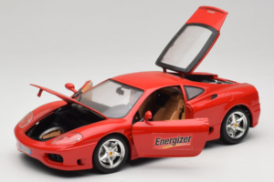 Ferrari 360 Modena Energizer Rot Bburago 1:18 3358-P3 Druckguss — Bild 2 von 8