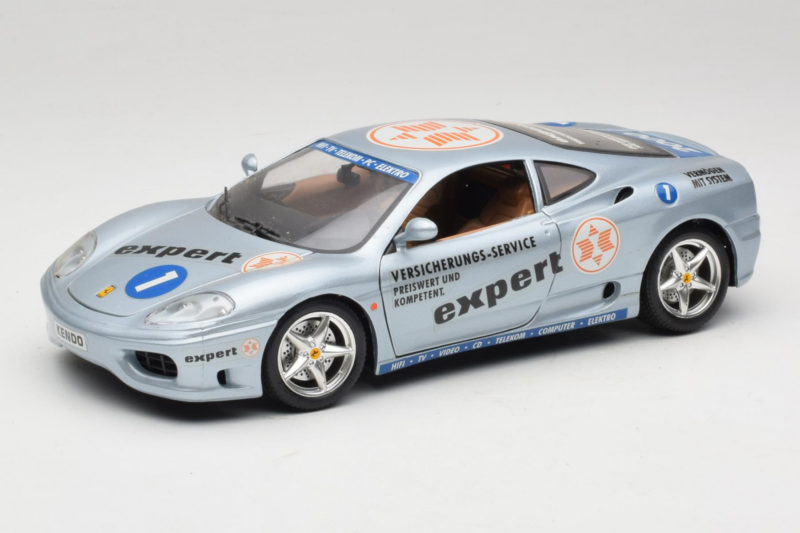 Ferrari 360 Modena Expert #1 Silber Bburago 1:18 3348-S1 Druckguss