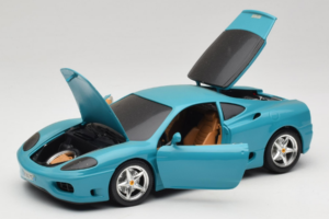 Ferrari 360 Modena Migros Limitierte Auflage 333 Stück Blau Bburago 1:18 3358-G1 Druckguss — Bild 2 von 8