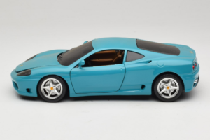 Ferrari 360 Modena Migros Limitierte Auflage 333 Stück Blau Bburago 1:18 3358-G1 Druckguss — Bild 4 von 8