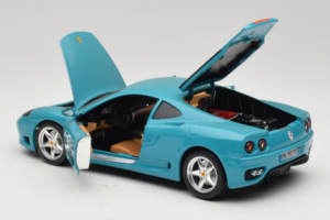 Ferrari 360 Modena Migros Limitierte Auflage 333 Stück Blau Bburago 1:18 3358-G1 Druckguss — Bild 5 von 8