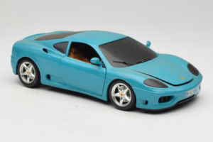 Ferrari 360 Modena Migros Limitierte Auflage 333 Stück Blau Bburago 1:18 3358-G1 Druckguss — Bild 6 von 8