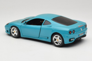 Ferrari 360 Modena Migros Limitierte Auflage 333 Stück Blau Bburago 1:18 3358-G1 Druckguss — Bild 7 von 8