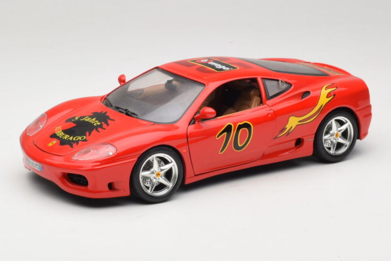 Ferrari 360 Modena #10 5 Jahre IG Bburago Rot Bburago 1:18 3358-P2 Druckguss