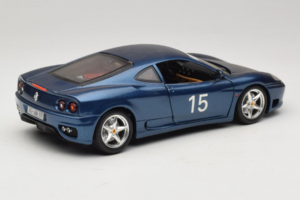 Ferrari 360 Modena #15 Limitierte Auflage Blau Metallic Bburago 1:18 3358-F1 Druckguss — Bild 3 von 8