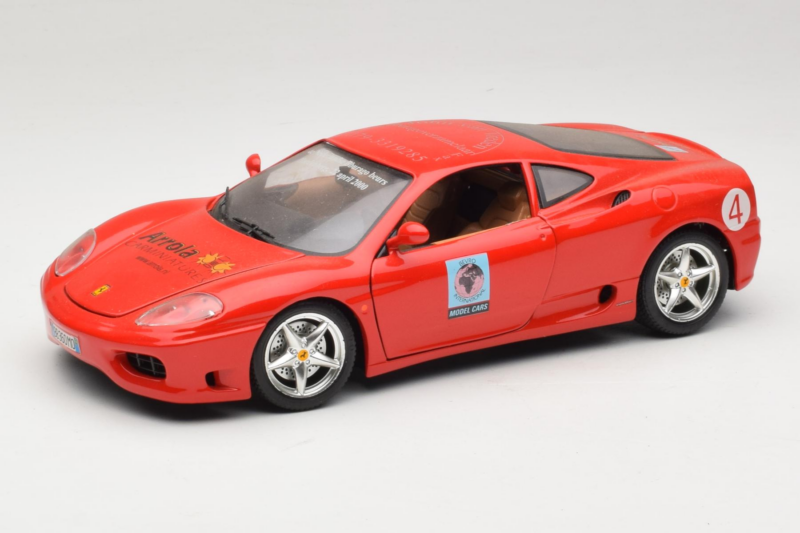 Ferrari 360 Modena Bevro International #4 Limitierte Auflage 111 Stück Rot Bburago 1:18 3358-P1 Druckguss