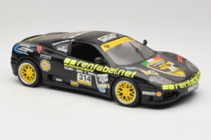 Ferrari 360 Modena Rentabel #314 Gagliardi Schwarz Bburago 1:18 3378-B1 Druckguss — Bild 6 von 8