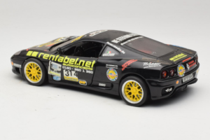 Ferrari 360 Modena Rentabel #314 Gagliardi Schwarz Bburago 1:18 3378-B1 Druckguss — Bild 7 von 8