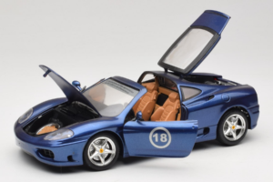 Ferrari 360 Modena Targa Limitierte Auflage 333 Stück Lila Metallic Bburago 1:18 3348-F1 Druckguss — Bild 2 von 8