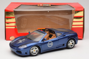 Ferrari 360 Modena Targa Limitierte Auflage 333 Stück Lila Metallic Bburago 1:18 3348-F1 Druckguss — Bild 8 von 8