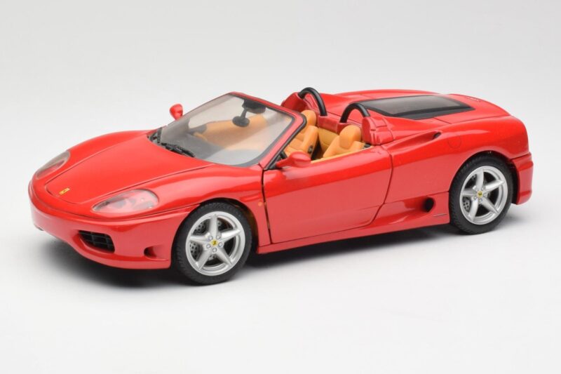 Ferrari 360 Spider Rot Hot Wheels 1:18 FER129 Druckguss