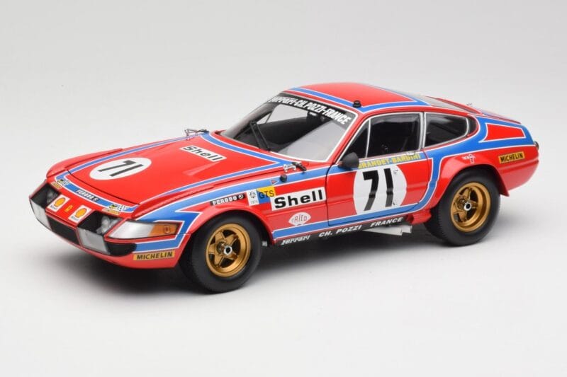 Ferrari 365 GTB4 Competizione #71 24 Hours of Le Mans 1974 Kyosho 1:18 08164A Druckguss