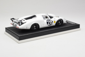 Ferrari 365 P2 #28 M. Gregory / J. Schlesser NART 24 Hours of Daytona 1967 Weiß AB Models 1:18 REMC019 Resin — Bild 3 von 6
