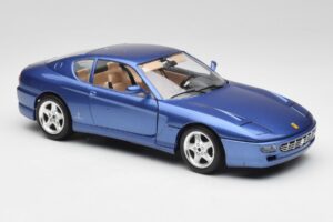 Ferrari 456 GT Blu Pozzi Bburago 1:18 3036-M3 Druckguss — Bild 6 von 8