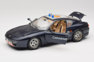 Ferrari 456 GT Carabinieri Schwarz Bburago 1:18 3036-B3 Druckguss — Bild 2 von 8