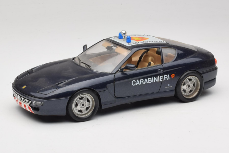 Ferrari 456 GT Carabinieri Schwarz Bburago 1:18 3036-B3 Druckguss