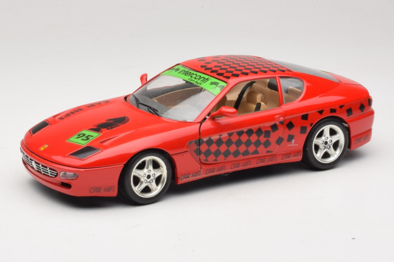 Ferrari 456 GT Interconti Car HiFi Rot Bburago 1:18 3036-D Druckguss