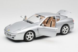 Ferrari 456 GT Silber Bburago 1:18 3036-M2 Druckguss — Bild 2 von 8