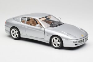 Ferrari 456 GT Silber Bburago 1:18 3036-M2 Druckguss — Bild 6 von 8