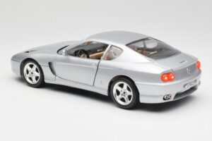 Ferrari 456 GT Silber Bburago 1:18 3036-M2 Druckguss — Bild 7 von 8