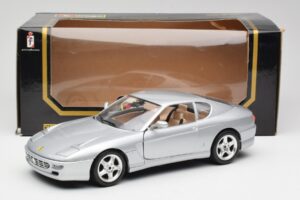 Ferrari 456 GT Silber Bburago 1:18 3036-M2 Druckguss — Bild 8 von 8