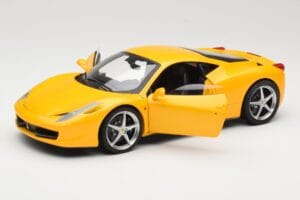 Ferrari 458 Italia Gelb Hot Wheels 1:18 P9894 Druckguss — Bild 2 von 8