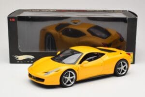 Ferrari 458 Italia Gelb Hot Wheels 1:18 P9894 Druckguss — Bild 8 von 8