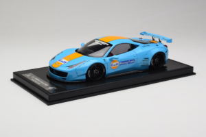 Ferrari 458 LB Works Gulf Blue Orange BBA 1:18 REMC033 Resin — Bild 2 von 7