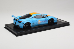 Ferrari 458 LB Works Gulf Blue Orange BBA 1:18 REMC033 Resin — Bild 3 von 7