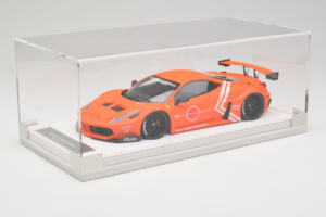 Ferrari 458 Liberty Walk LB-Silhouette WORKS GT Orange IVY Merit 1:18 REMC002 Resin — Bild 2 von 6