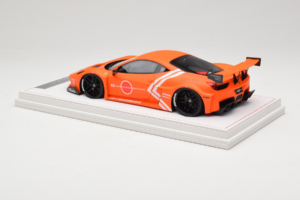 Ferrari 458 Liberty Walk LB-Silhouette WORKS GT Orange IVY Merit 1:18 REMC002 Resin — Bild 5 von 6