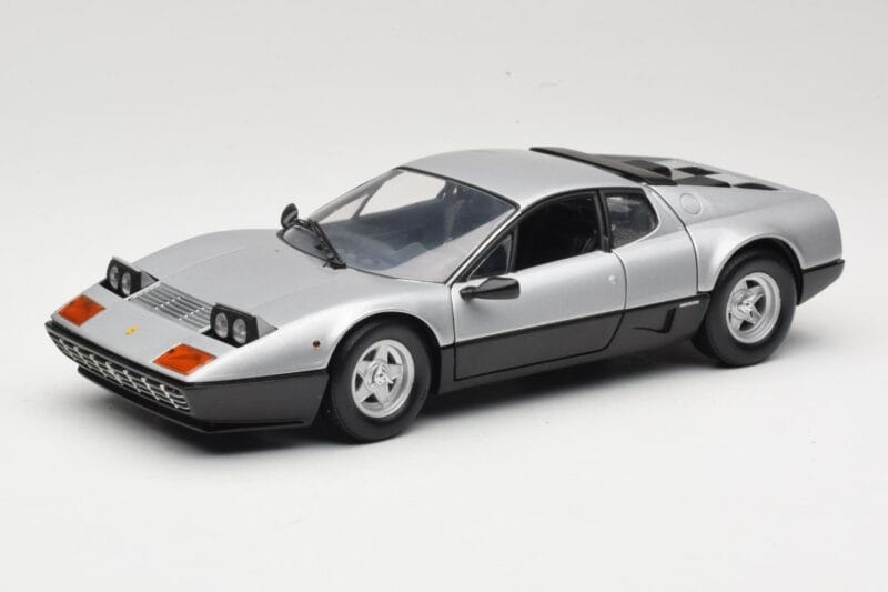 Ferrari 512BB Silber Kyosho 1:18 08171S Druckguss