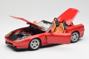 Ferrari 550 Barchetta Pininfarina Rot Bburago 1:18 327660 Druckguss — Bild 2 von 8
