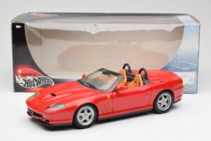 Ferrari 550 Barchetta Pininfarina Rot Bburago 1:18 327660 Druckguss — Bild 8 von 8