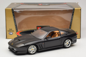 Ferrari 550 Maranello Schwarz Metallic Bburago 1:18 3344-B1 Druckguss — Bild 8 von 8